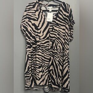 Zebra Print Women dress